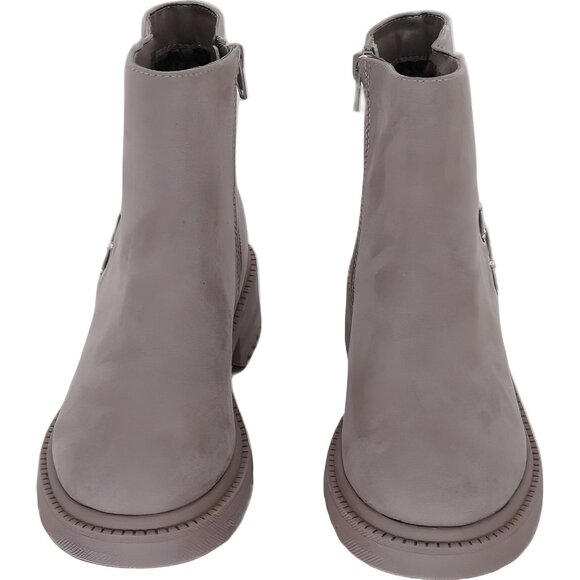 Steve Madden Kids Karra Chelsea Boot Gray Size 2 Big Kid - Picture 5 of 6